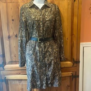 Michael Kors Shirt Dress, Size 10